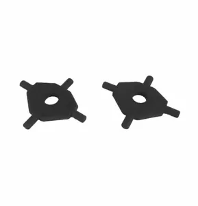 Jaguar X-Type S-Type Headlight Washer Cover Jet Cover Cruciform Pivot 2X NEW - Bild 1 von 4