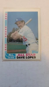 1982 TOPPS DAVE LOPES ALL STAR #338 NM  - Picture 1 of 1