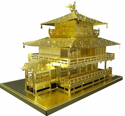 Tenyo Metallic Nano Puzzle Gold Series Kinkakuji Temple From Japan - Image 1 of 4