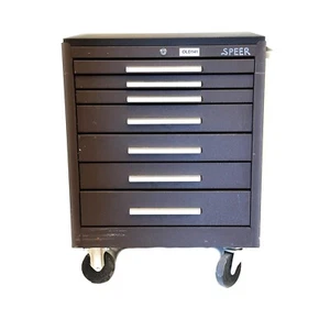 Vintage Kennedy 7-Drawer Roller Tool Cabinet 277-938658 Brown 27 in - Picture 1 of 13