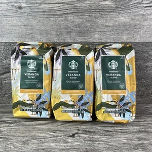 lot of 3 (1lb each bag) STARBUCKS VERANDA Blonde Roast Ground Coffee 8/14/2024 - Bild 1 von 6