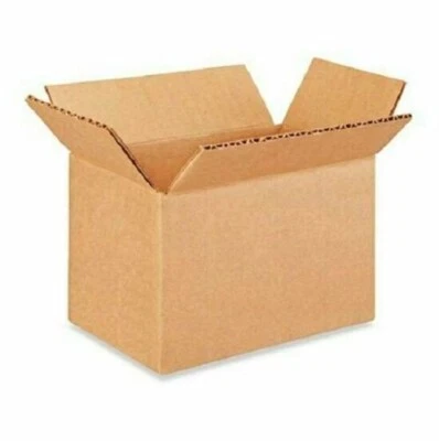 100 4x4x8 Cardboard Shipping Boxes Cartons Packing Moving Mailing Box - Image 1 of 2