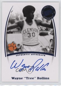 2007-08 Press Pass Legends Saturday Signatures Wayne Tree Rollins Auto