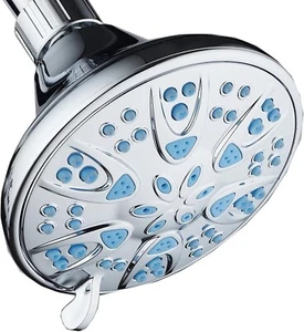 ® ALL METAL 3-Spray Hand Held Shower Head, 2.5 GPM High Flow Handheld Showerhead - Picture 1 of 7