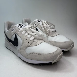 Nike Air Pegasus 89 Golf Shoes Mens Size 9 White Black Retro Trainer FJ2245-101 - Picture 1 of 21