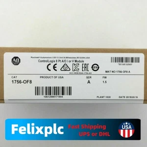 Factory Sealed AB 1756-OF8 SER A ControlLogix 8 Pt Output Module   US Free Tax - Picture 1 of 6