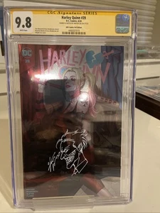 Harley Quinn #39 Signed & Sketched Inhyuk Lee Foil Variant CGC SS 9.8 - Picture 1 of 3