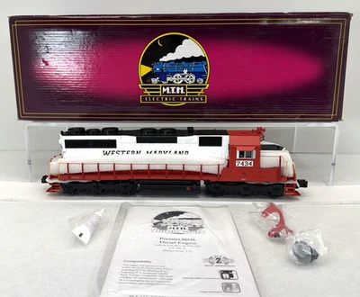 MTH Premier 20-2884-1 Western Maryland SD-35 Diesel Engine PS.2 O Used #7434 3v - Image 1 of 4