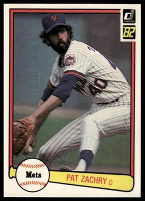 1982 Donruss #254 Pat Zachry New York Mets - Image 1 of 2