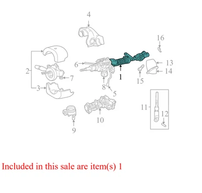 Dodge Caravan 2001-2003 columna de dirección con inclinación usada 4680434AG fabricante original Foto 1 de 4