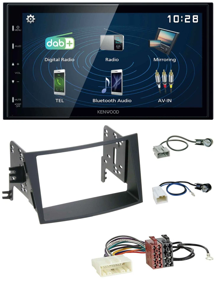 Kenwood 2DIN Bluetooth MP3 USB DAB Autoradio für Subaru Legacy Outback ab 09 - Bild 1 von 4