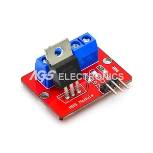 MODULO MOSFET IRF520 CONTROLLO MOTORI E ILLUMINAZIONE 5A MAX COMPATIBILE ARDUINO - Picture 1 of 1