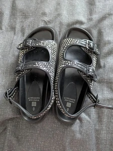** Reduced** Pre-owned Ladies Footbed Forever Comfort Sandals From Next Size 5 - Picture 1 of 7
