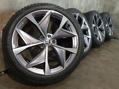 Skoda Enyaq iV 85 85x Coupe RS Vision Aero Alufelgen Winterreifen 21 Zoll NEU - Bild 1 von 4