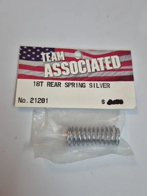 Team associated 18T rear shocks silver # 21201 - Image 1 of 3