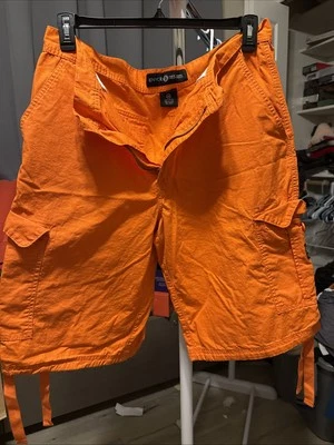 Pantalones Cortos Carga Enyce Vintage Y2K Naranja Talla 38 Foto 1 de 4