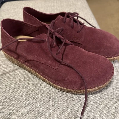 Zapatos informales Birkenstock para mujer Gary gamuza Oxford vino talla 41N Foto 1 de 4