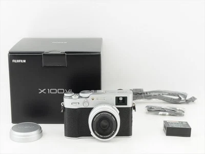 Fujifilm X100VI Silver Shutter count 1900 Top Mint #24477E - Image 1 of 4