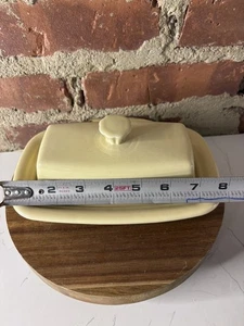 FIESTA PAPRIKA HLC USA X-Large Covered Butter Dish 8x5" - Picture 1 of 4