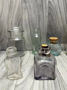Antike & Vintage Apotheker Glasflasche 6 Stück - perfekt für Dekor schneller Versand - Bild 1 von 24