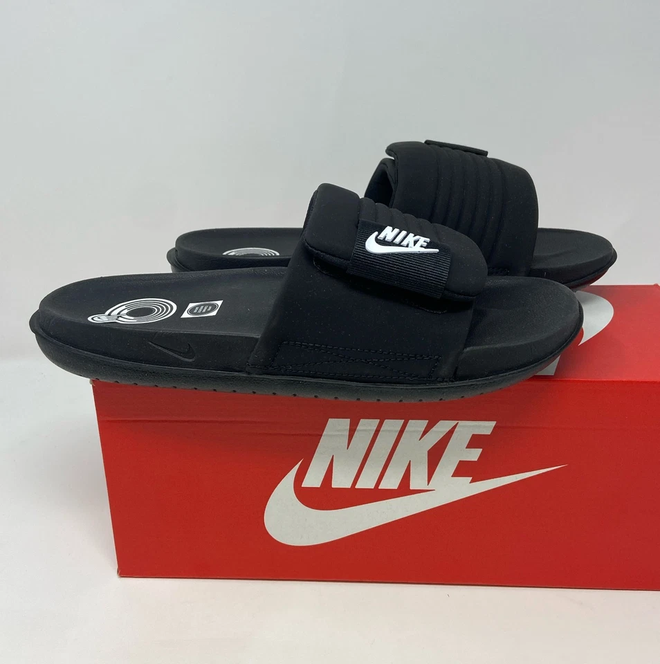 Nike Offcourt Adjust Slide Black White Slip On Sandals DQ9624-001 Mens Size 14