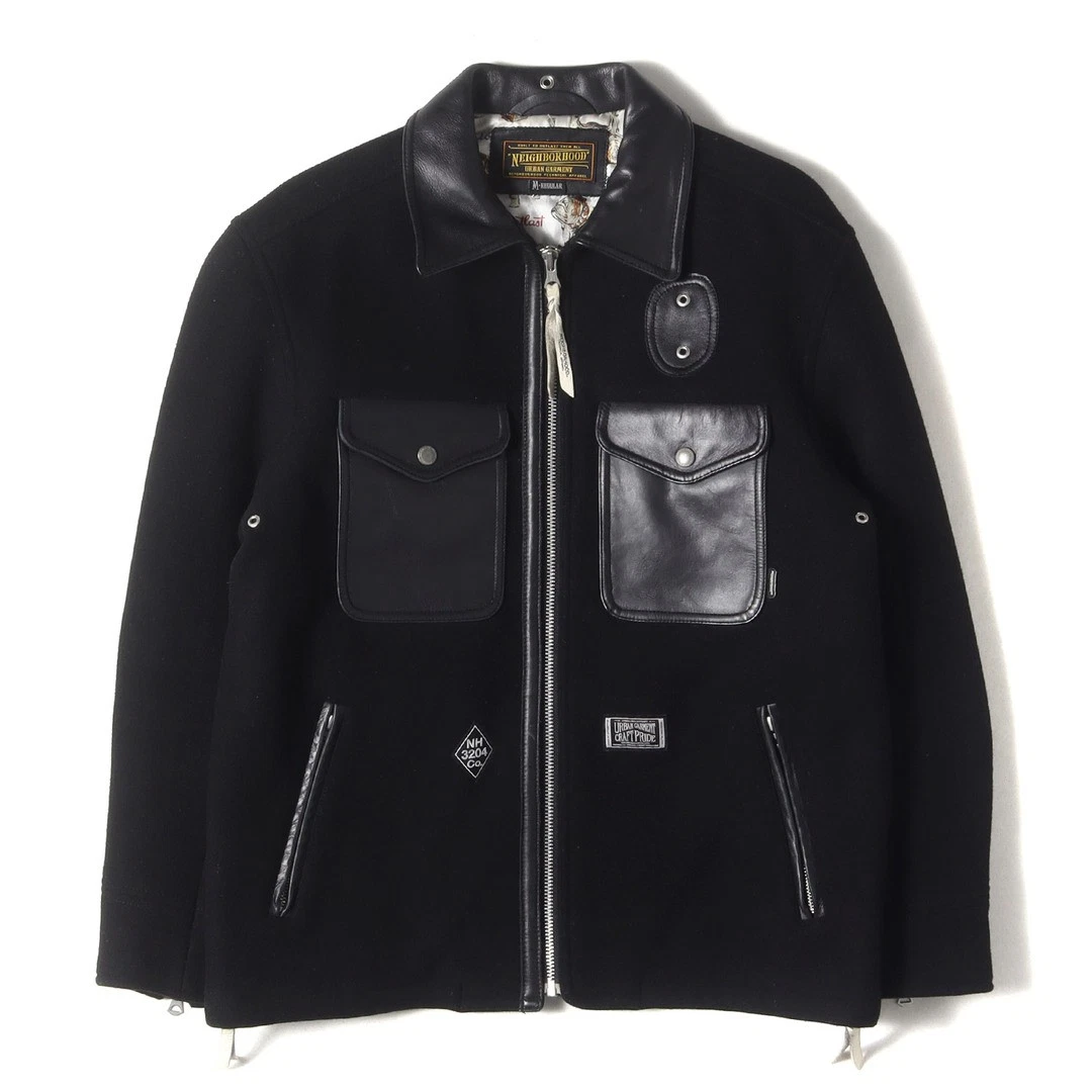 NEIGHBORHOOD Leather Outer Shell Coats, Jackets & Vests for Men