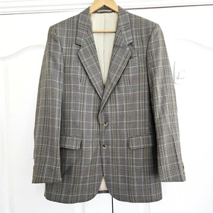 House Of Fraser Mens Tweed Jacket Size 38 L Wool Mix Blazer Hacking Sports Coat - Picture 1 of 11