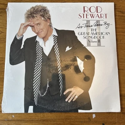 ROD STEWART - ‎AS  TIME GOES BY. GREAT AMERICAN SONGBOOK - 2X VINYL LP (SEALED) - Image 1 of 2