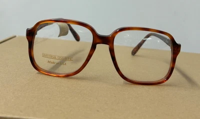 Monturas de gafas de colección años 70 Universal Optical Co EE. UU. 140 mm tortuga redondas de gran tamaño Foto 1 de 4