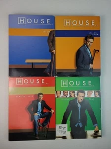 House MD DVD Lot Seasons 1 2 3 4 Hugh Laurie Medical Drama Mystery TV *AS IS* - Picture 1 of 4