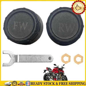 2Pcs Safety TPMS APP Tire Pressure Sensor Motorcycle TPMS Monitoring System ^FR - Bild 1 von 12