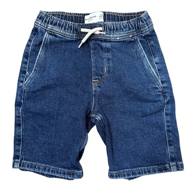 Pantalones Cortos de Jean Abercrombie & Fitch Niños 7/8 Denim Bolsillos Cintura Elásticos  Foto 1 de 4