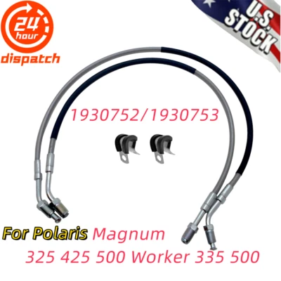 Kit de línea de freno delantero izquierdo/derecho para Polaris Worker 335 500 Magnum 325 425 500 Foto 1 de 4