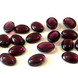 PAIR of Fine Quality Rhodolite Garnet Loose Stones 7x5mm – Natural & Gleaming - Picture 1 of 3