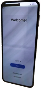 Samsung Galaxy Z Flip 5 (5G) 512GB Graphite (Unlocked) *SCREEN DAMAGE* SM-F731U - Afbeelding 1 van 7