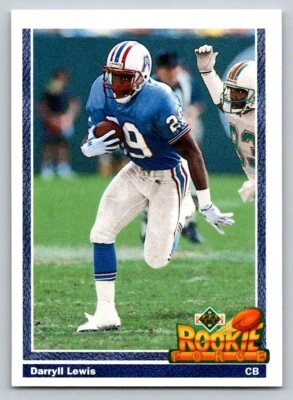 1991 Upper Deck - Darryll Lewis #617 (RC) - Image 1 of 2