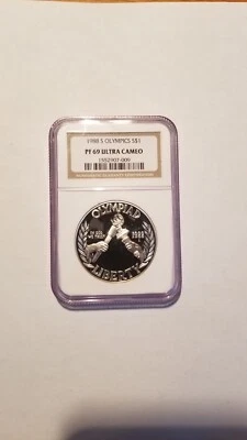 1988 S Olympics Silver  NGC PF 69 ULTRA CAMEO  - Image 1 of 2
