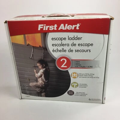 First Alert EL52-2 Two Story 14 Foot Fire Emergency Escape Ladder - Image 1 of 4