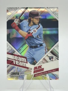 2021 Topps Stadium Club Chrome Alec Bohm BYC-18 Beam Team - Picture 1 of 2