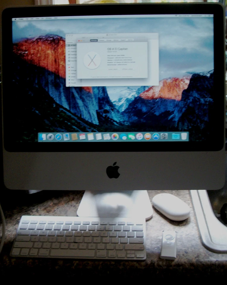 Apple iMac A1311 21.5" Desktop Computer W/ Extras 2008 2.66Ghz 4GB Ram - Image 1 of 1