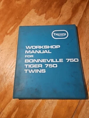 Manual de taller Triumph Bonneville 750 Tiger 750 Twins 1973 Foto 1 de 4