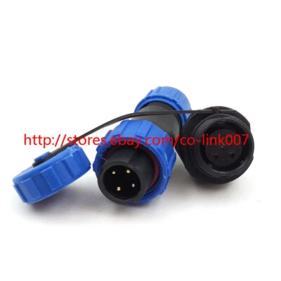 SP13, 4pin LED Connector IP67 Waterproof Lamp Connector Auto Plug Socket - Image 1 of 4