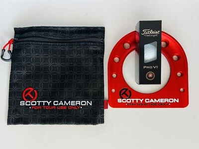 Kit de taza de putting SCOTTY CAMERON Tour solo para uso, 3 pelotas de golf PRO V1, totalmente nuevas Foto 1 de 4