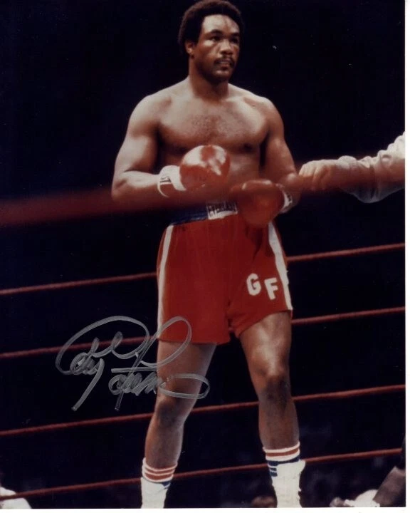 Foto 8x10 firmada autografiada por George Foreman BOXING LEGEND Foto 1 de 1
