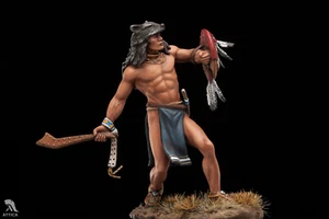 Comanche Krieger, 1860 54mm bemalter Blechspielzeug Soldat Vorverkauf | Art Level - Bild 1 von 5