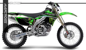 KAWASAKI KLX450R 2007 - 2023 MAXCROSS GRAPHICS KIT DECAL FULL Sticker MONS1 - Picture 1 of 6