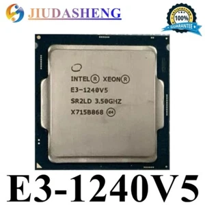 Intel Xeon E3-1240V5 SR2LD 3.5GHz 8MB Quad-Core LGA1151 8 GT/s CPU Processor 80W - Picture 1 of 1