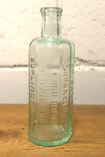Dr Baxters 1890s Mandrake Bitters Lord Bros Vermont Glass Medical Bottle B3