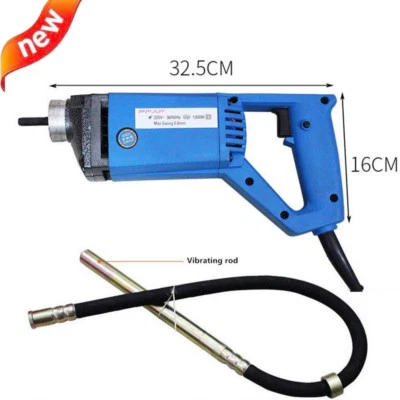 220V 800W Portable Electric Concrete Vibrator Hand-held Concrete Mixer 12000RPM - Image 1 of 4