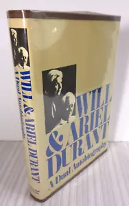WILL & ARIEL DURANT DUAL AUTOBIOGRAPHY 1st EDITION 1st PRINTING HC/DJ 1977 EXC! - Foto 1 di 8